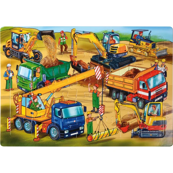 Puzzle Maszyny budowlane — Eduplay zabawki edukacyjne do przedszkolenia