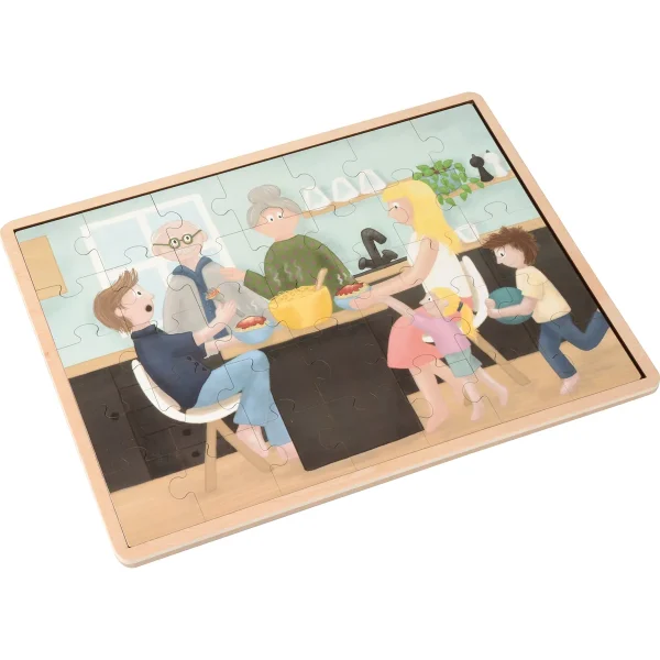 Puzzle jedzenie wiele pokoleń — Eduplay pedagogiczne zabawki do przedszkola