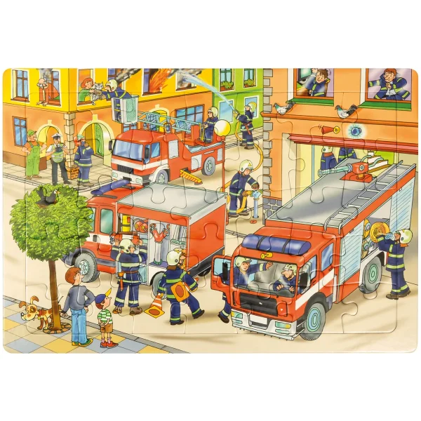 Puzzle Straż pożarna — Eduplay Zabawka pedagogiczna przedszkolna