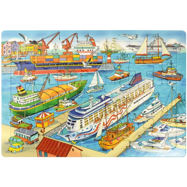 Puzzle Port — Eduplay Zabawka pedagogiczna przedszkolna