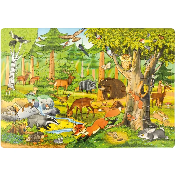 Puzzle Las — Eduplay Zabawka pedagogiczna przedszkolna