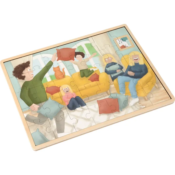 Puzzle Kolorowy Świat zestaw 6 szt. — Eduplay zabawka edukacyjna przedszkole