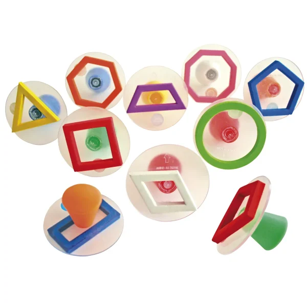 Duża pieczątka Geo kontur - 10 elementów — Eduplay zabawki edukacyjne przedszkole