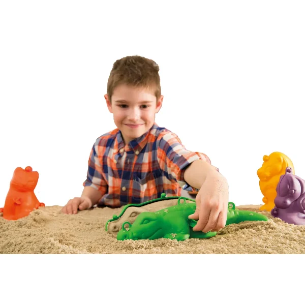 Foremka do piasku 3D duża do zabawy na świeżym powietrzu, zestaw 4 szt. — Eduplay zabawka edukacyjna przedszkole