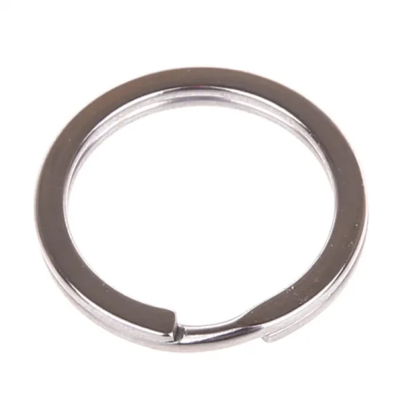 Breloczek do kluczy Stal hartowana 25 mm — Kiki-Ena Naturalne materiały do tworzenia
