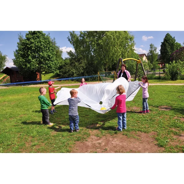 Chusta do wspólnych zabaw 360 cm biała — Eduplay zabawka pedagogiczna przedszkole