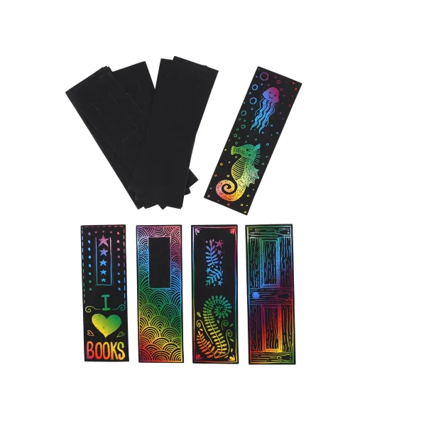 Zakładki do wyskrobywania Scratch Art zestaw 20 szt. — Eduplay zabawka edukacyjna przedszkole
