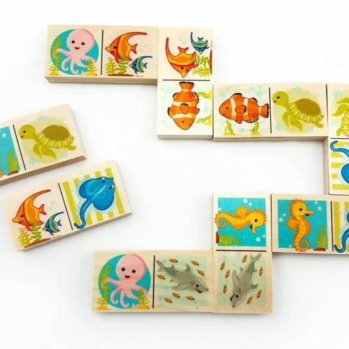 Domino Morski konik — Millhouse Zabawka edukacyjna Szkoła