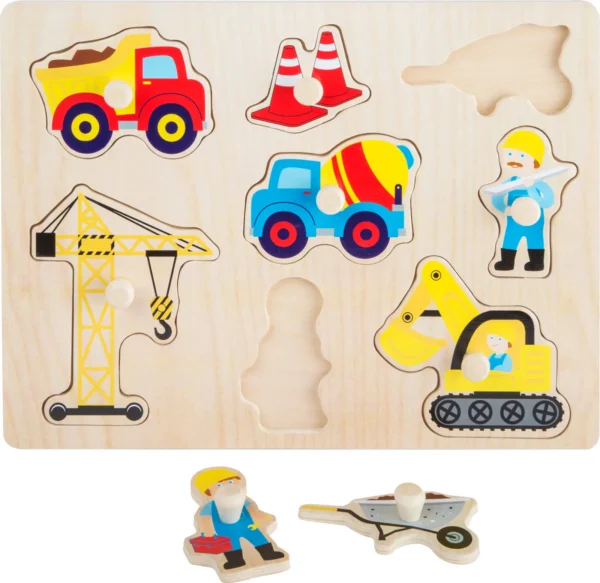 Puzzle Wkładane Plac Budowy — Millhouse Zabawki edukacyjne Szkoła