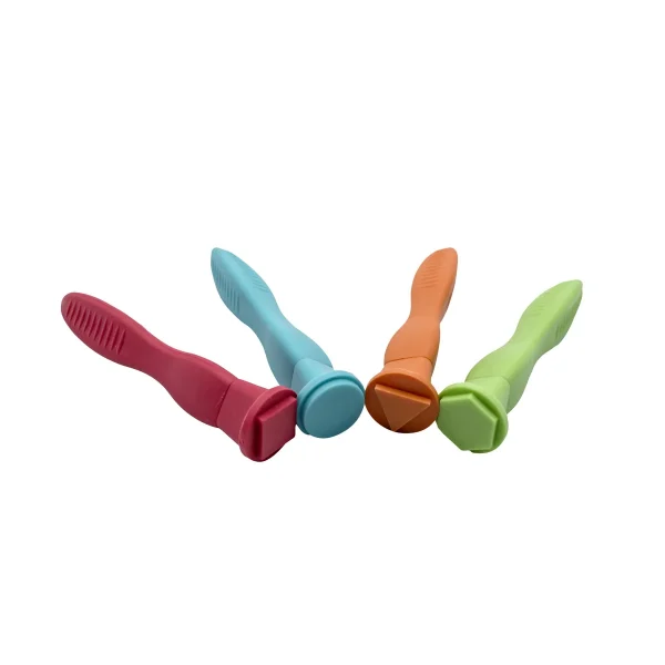 Pieczątki Soft Grip geometryczne zestaw 4 szt. — Eduplay zabawka edukacyjna Kita