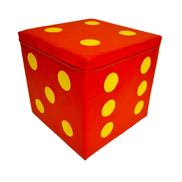 Miękka kostka 30 x 30 x 30 cm czerwona — Eduplay Zabawka pedagogiczna Przedszkole