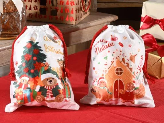 Torba bawełniana Boże Narodzenie — Kiki-Ena materiały do rękodzieła naturalne drewno