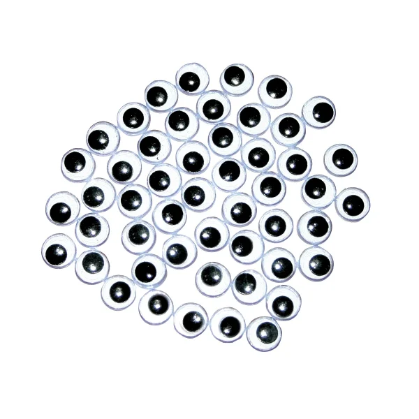 Oczy ruchome 8 mm czarno-białe — Eduplay zabawka edukacyjna do przedszkola