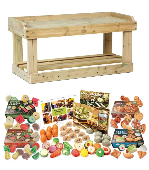 Stół roboczy plus Outdoor-Mathe-Set PT1144 — Millhouse Zabawki edukacyjne Szkoła